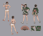 Yuffie's Swimsuit and Alt Outfit