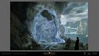 Intro Sequence Crystal Wall Concept Art