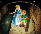 Link and Zelda in Sewer Passageway (GBA)