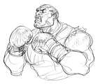 Balrog Portrait Sketch