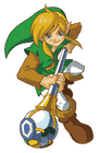 Link and Rod of Seasons
