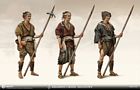 Ashigaru Civilian Spearman Concept Art