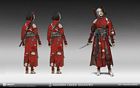 Naoe Noh Robes Concept Art