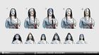 Naoe Onryo Robes Masks Concept Art