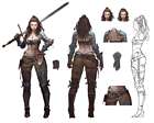 Female Knight Concept Art