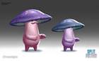 Mushroom Guy Concept Art