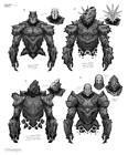 Rock Knight Sketches