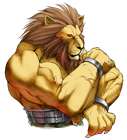 Gado, Lion Portrait