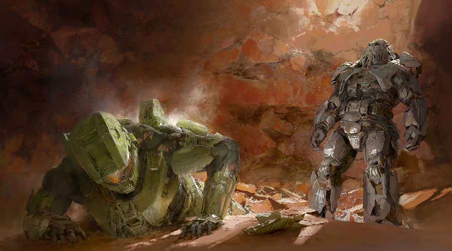 halo 4 master chief concept art