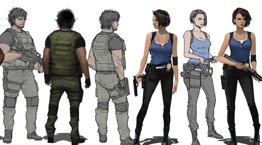 Resident Evil 3 Remake: new screenshots, concept art and video for