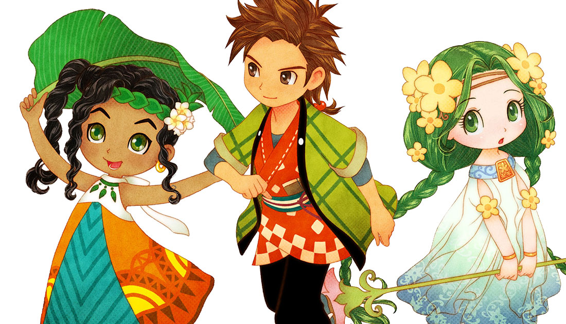 Story of Seasons: Trio of Towns Concept Art & Characters