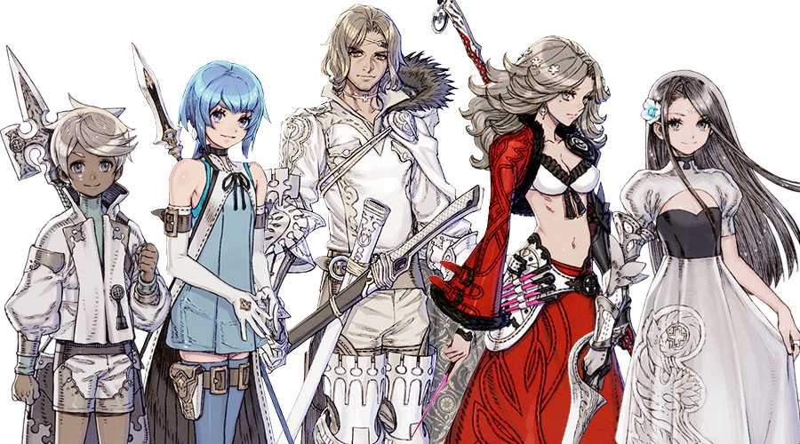 Terra Battle 2 Concept Art & Characters